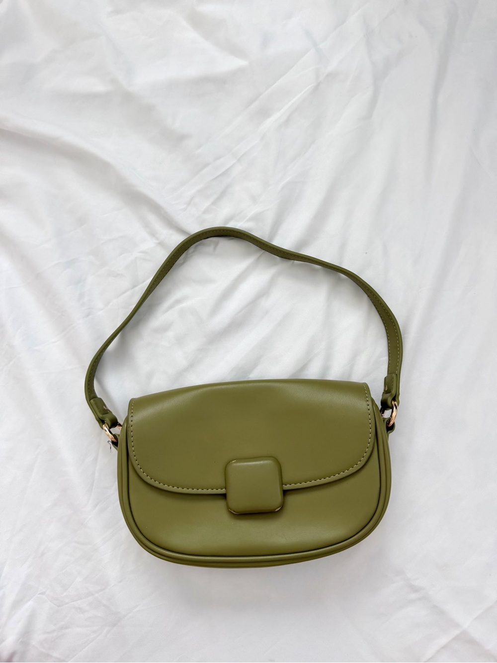 Olive Matcha Green Shoulder Bag